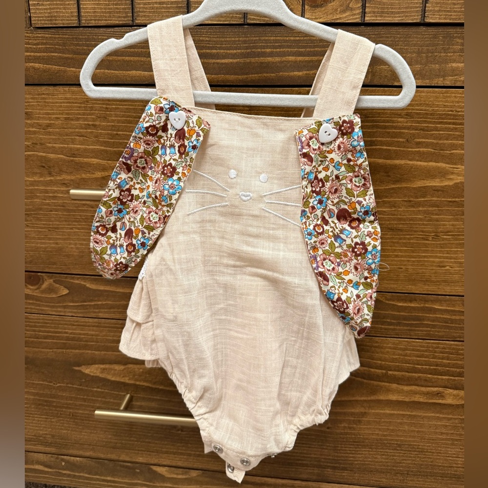 Bunny Ear Floral Romper